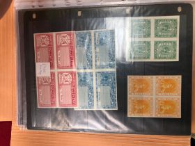 A COLLECTION OF STAMPS LOOSE AND IN ALBUMS.