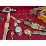 A COLLECTION OF VINTAGE AND OTHER WRISTWATCHES TO INCLUDE SEIKO, SEKONDA, ROTARY, RICHELIUE,