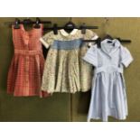 A LIBERTY OF LONDON SMOCKED CHILD'S DRESS, TOGETHER WITH TWO DANIEL HECHTER DRESSES (3)