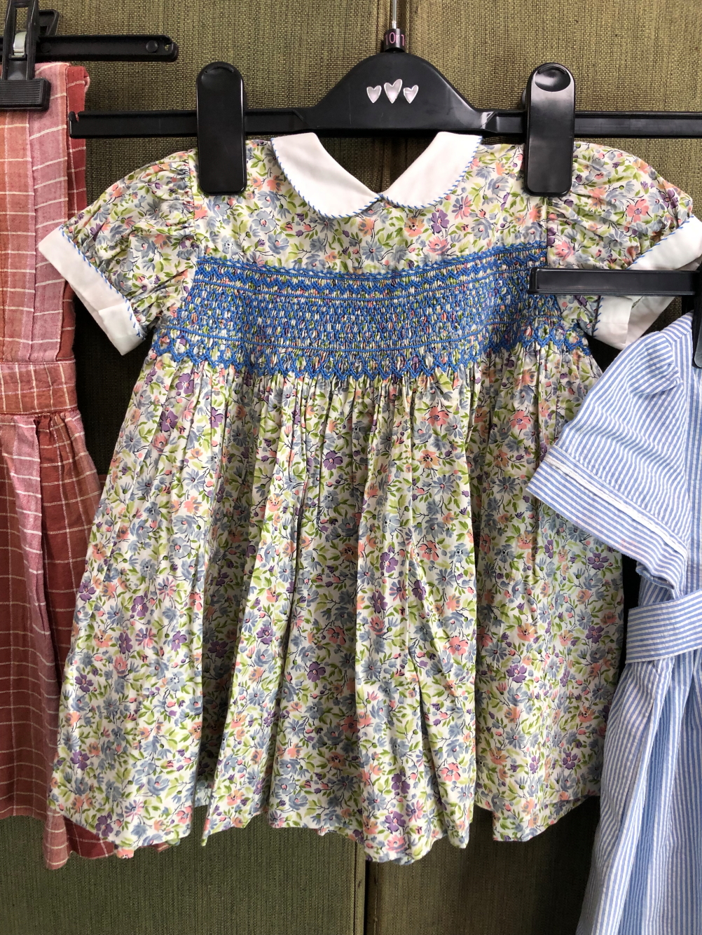 A LIBERTY OF LONDON SMOCKED CHILD'S DRESS, TOGETHER WITH TWO DANIEL HECHTER DRESSES (3) - Image 2 of 8