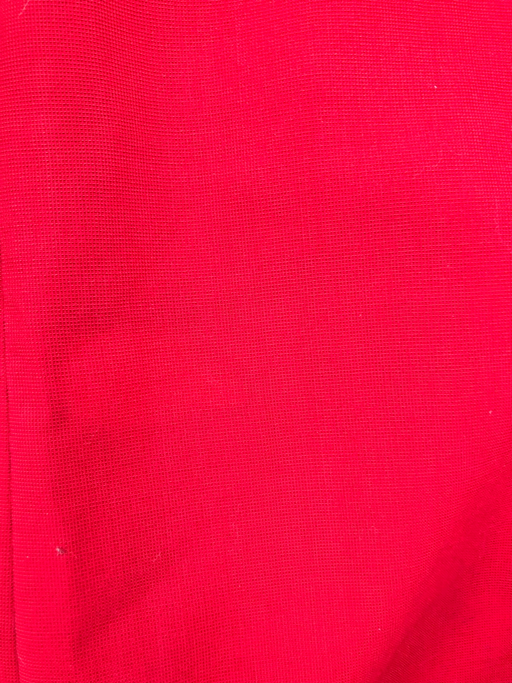 DRESS. YVES SAINT LAURENT CLASSIC RED SLIP DRESS. FRENCH SIZE 40, USA SIZE 8. LENGTH 102cm, PIT TO - Image 4 of 8