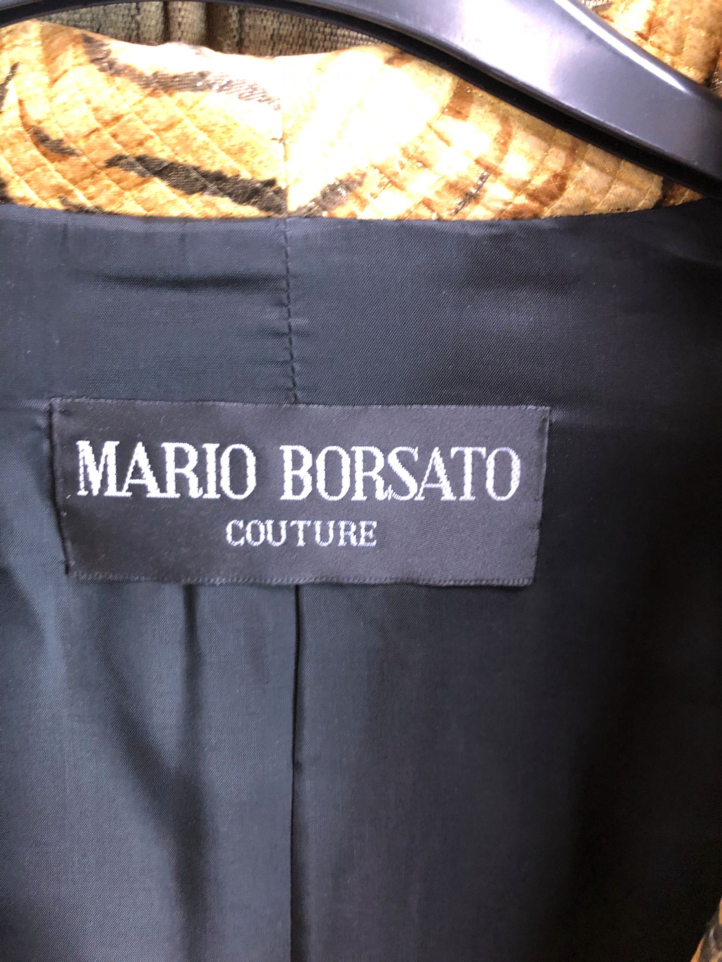 A PAIR OF WIDE LEGGED BLACK TROUSERS BY MARIO BORSATO COUTURE SIZE 44 AND A BLACK MARIO BORSATO - Image 21 of 25