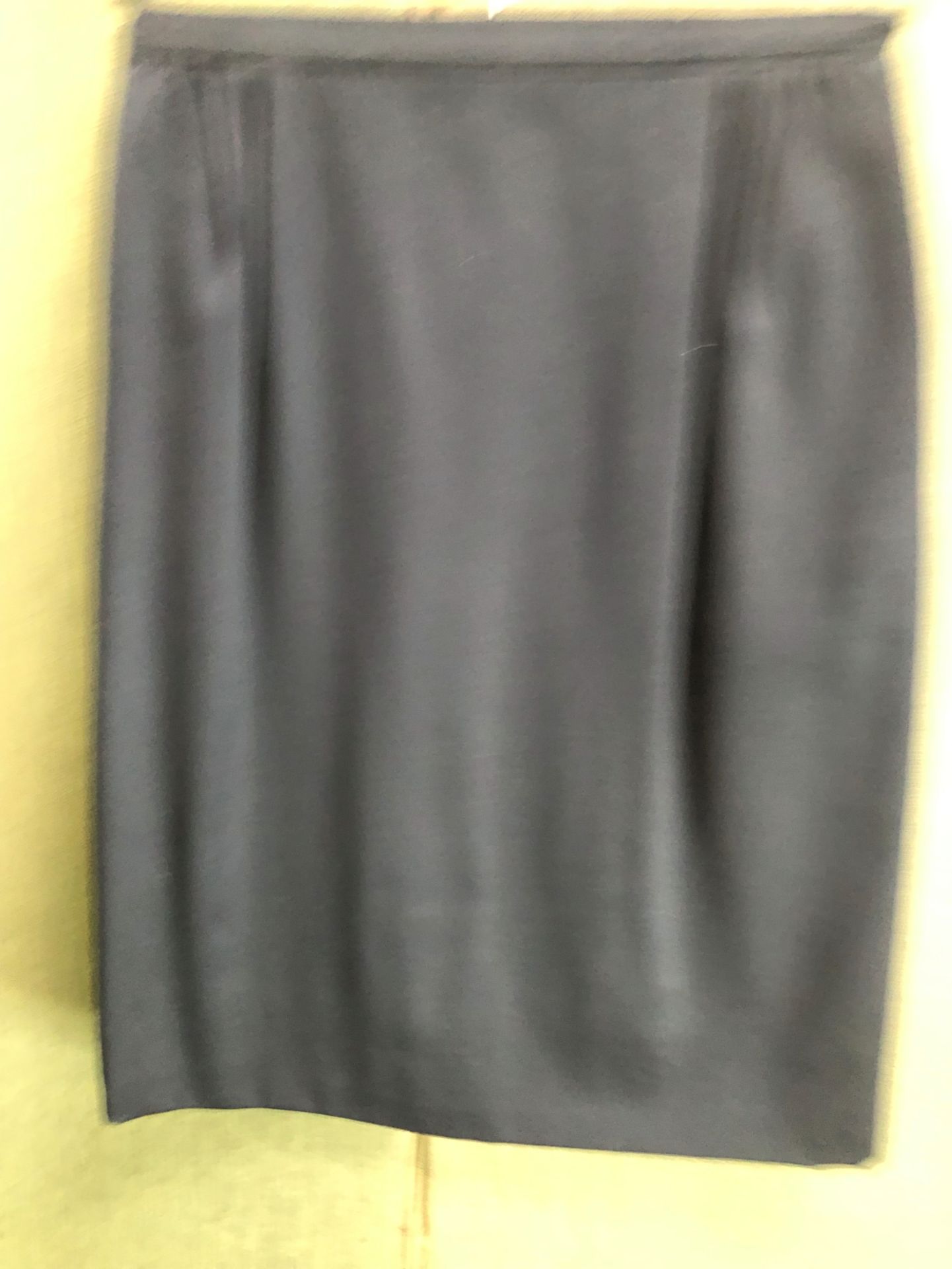 SKIRTS: A GREEN WOOL GIANNI VERSACE SKIRT SIZE 44, A DARK GREY VALENTINO SKIRT SIZE 12, A BLACK JILL - Image 4 of 15