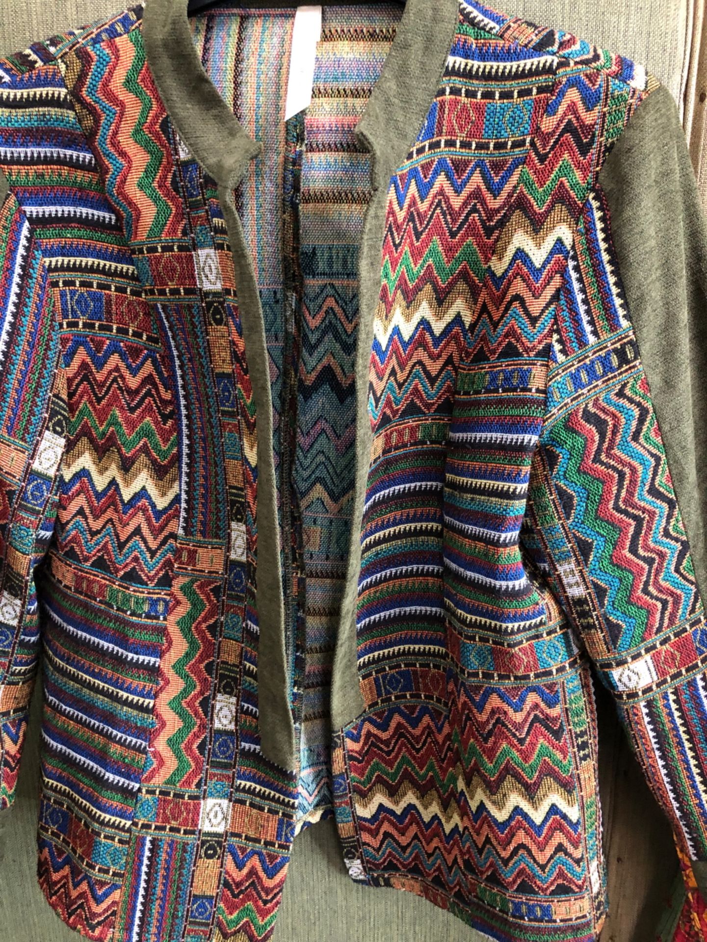 A STELLA MORGAN TAPESTRY EMBROIDERED STYLE JACKET SIZE 10, TOGETHER WITH A MULTI COLOURED THE SHOP - Image 2 of 11