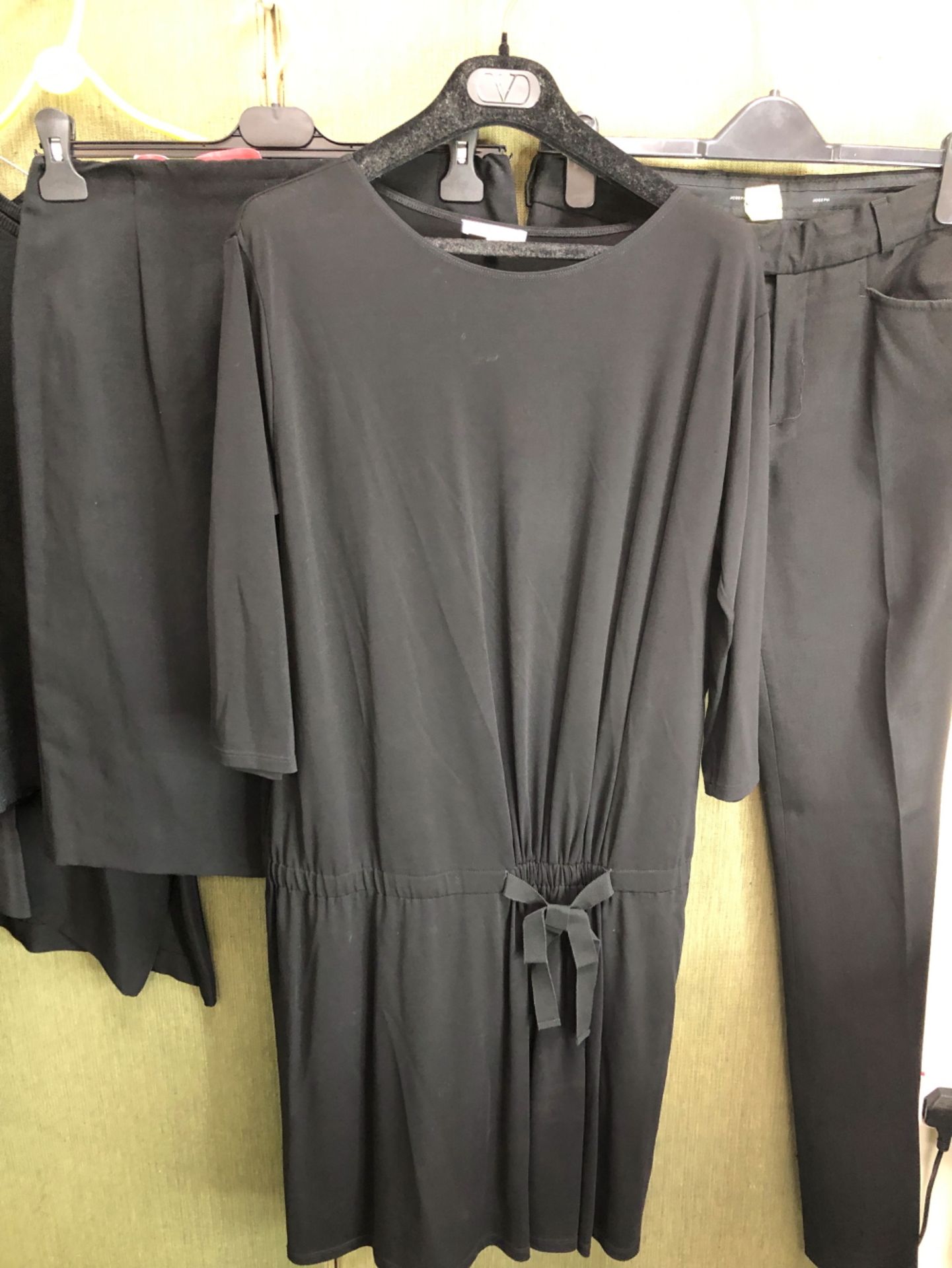 A PAULE KA BLACK DRESS SIZE LARGE, TOGETHER WITH A JIL SANDER BLACK SKIRT, A PAIR OF JOSEPH BLACK - Image 3 of 20