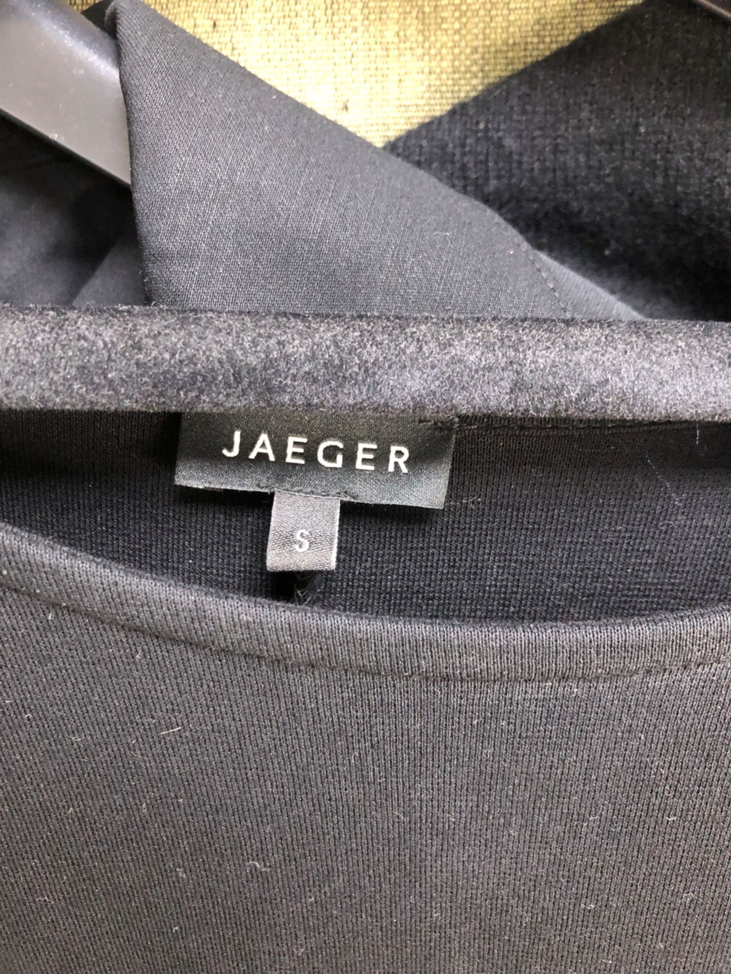 A JAEGER BLACK SHIFT DRESS SIZE SMALL, A TAIFUN COLLECTION JACKET SIZE GB 20, A GIANFRANCO FERRE - Image 5 of 12