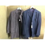 GENTS 3 PIECE SUIT: BURTON, DEEP BLUE, CHEST 42, WAIST 38 TOGETHER WITH JACKET: BERKETEX, SLATE