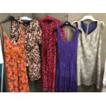 FIVE DRESSES TO INCLUDE F&F SIZE12, CASUAL COLLECTION F&F UK 10, PHASE EIGHT SIZE 12, ETC.