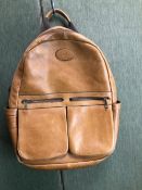 A LARGE BROWN MULBERRY BACKPACK HEIGHT 45cm WIDTH 41cm.