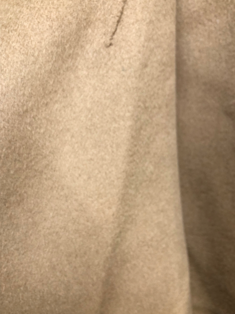 COAT: A JOSEPH 3/4 LENGTH CAMEL CASHMERE COAT. LABEL STATES EUR SIZE 40 - Image 3 of 6