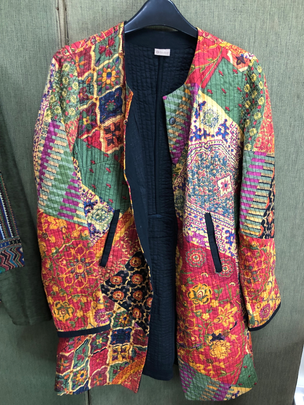 A STELLA MORGAN TAPESTRY EMBROIDERED STYLE JACKET SIZE 10, TOGETHER WITH A MULTI COLOURED THE SHOP - Image 8 of 11