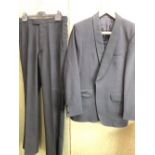 A MOSS BROS COVENT GARDEN DINNER SUIT JACKET SIZE 38 R TROUSERS L 38 (2)