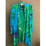 A MAYA OF GLASTONBURY LONG TIE DIE TSHIRT TOGETHER WITH A MAYA TIE DIE THIN JACKET (2)