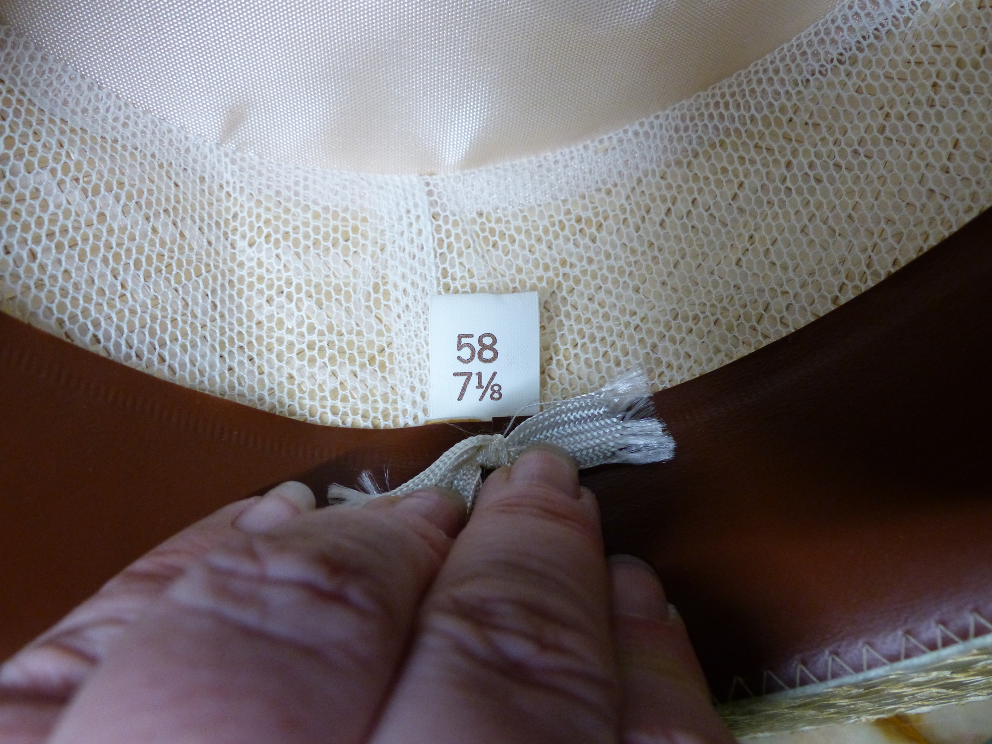 HATS. CHRISTYS ENGLAND BOATER HAT SIZE 58 71/2. TOGETHER WITH A LADIES WEDDING HAT. - Image 5 of 9