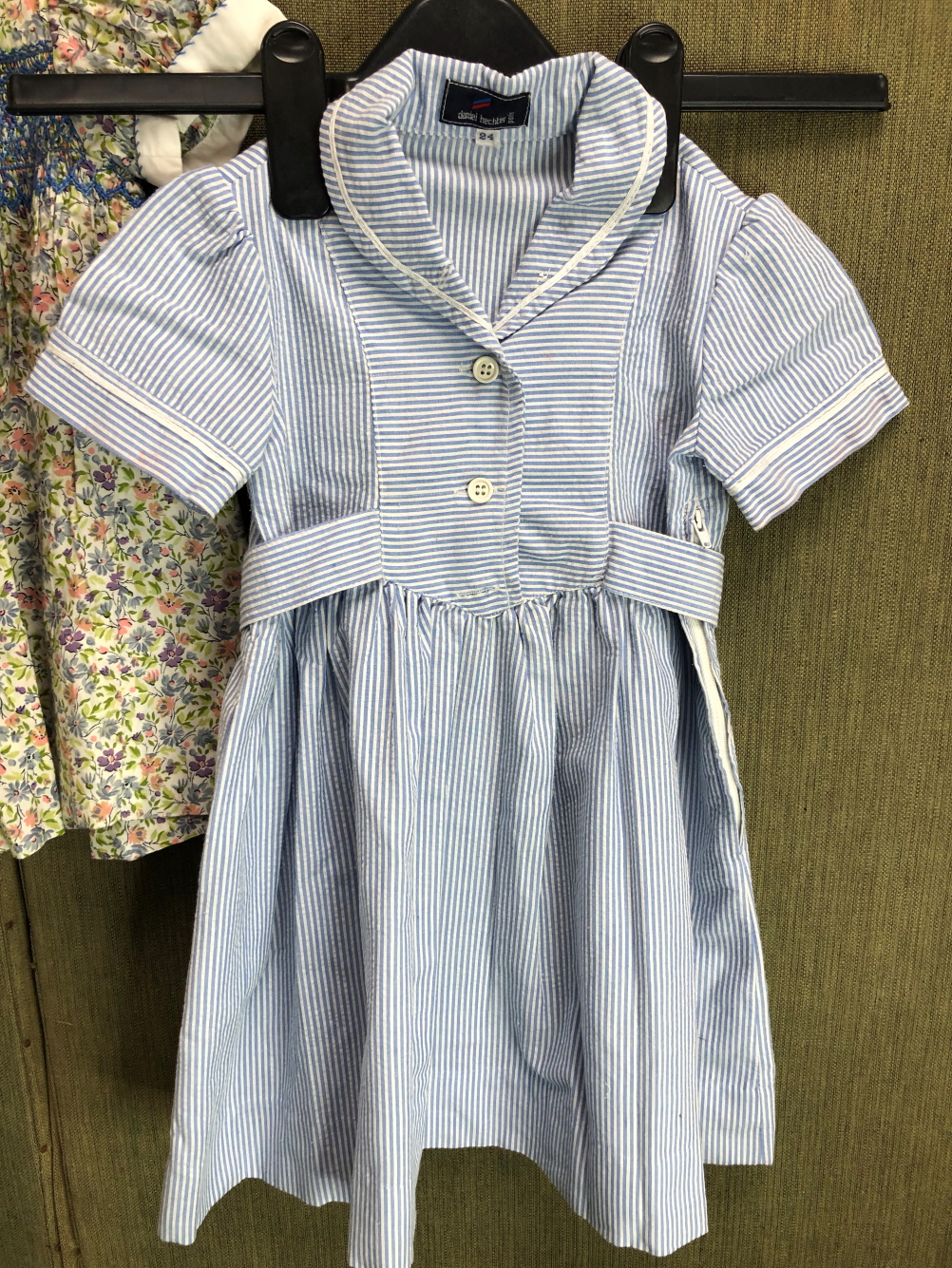 A LIBERTY OF LONDON SMOCKED CHILD'S DRESS, TOGETHER WITH TWO DANIEL HECHTER DRESSES (3) - Image 4 of 8