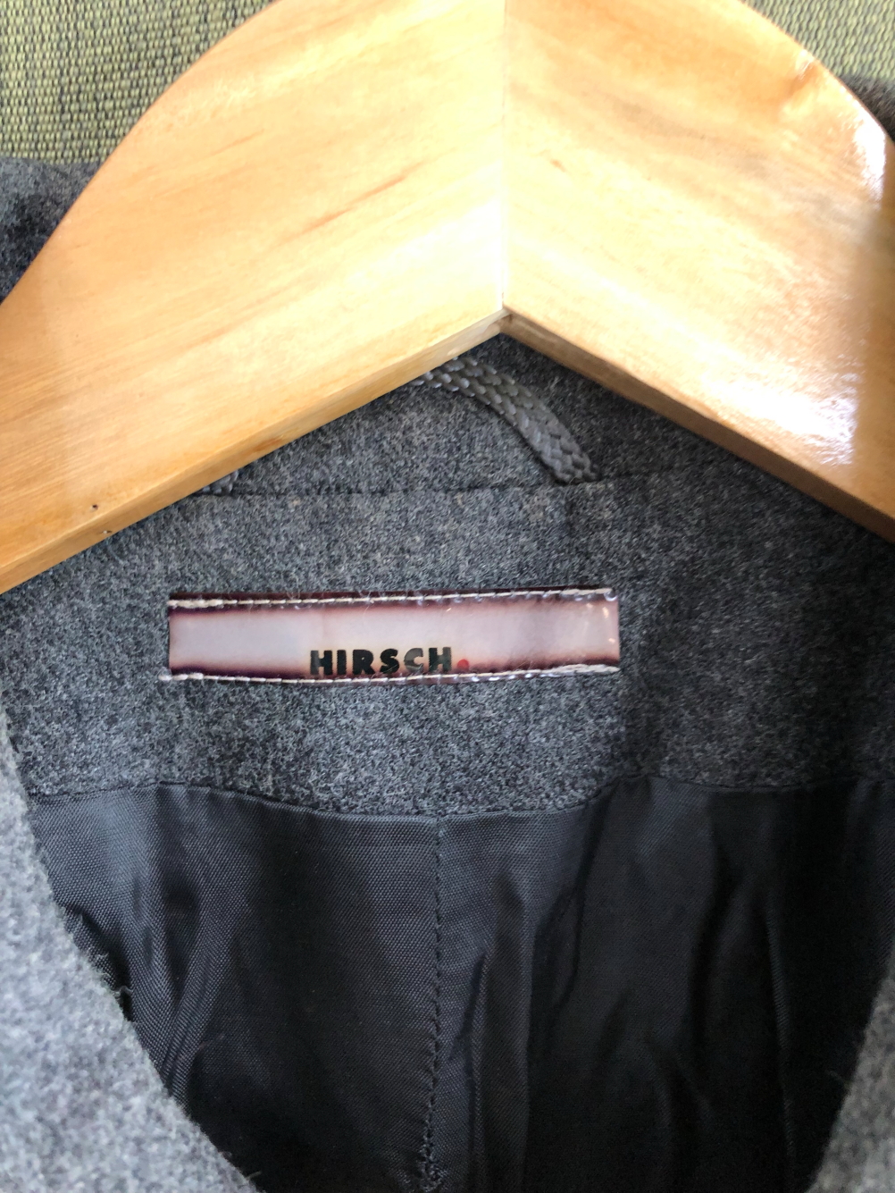 JACKETS. TWO HIRSCH JACKETS. PLAIN GREY WOOL MIX SIZE UK 10, PLAID EXAMPLE UK SIZE 12. - Image 10 of 14