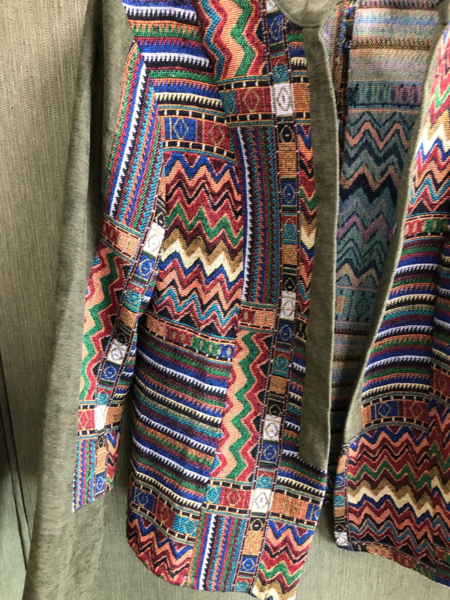 A STELLA MORGAN TAPESTRY EMBROIDERED STYLE JACKET SIZE 10, TOGETHER WITH A MULTI COLOURED THE SHOP - Image 3 of 11