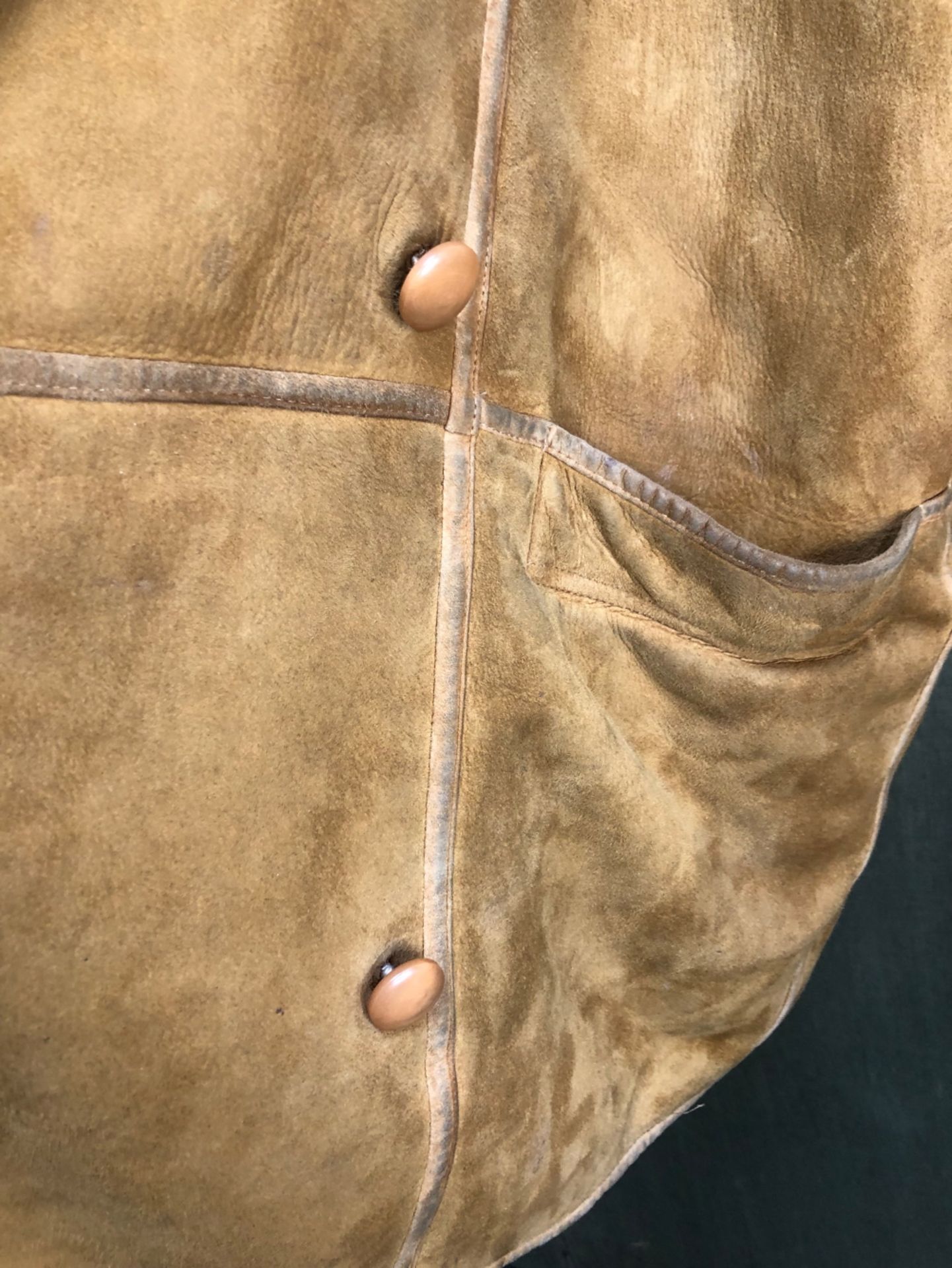 JACKETS: STRIWA 3/4 LENGTH FAWN COLOURED SHEEP SKIN JACKET WITH HOOD SIZE STATED EUR 36, TOGETHER - Image 17 of 21