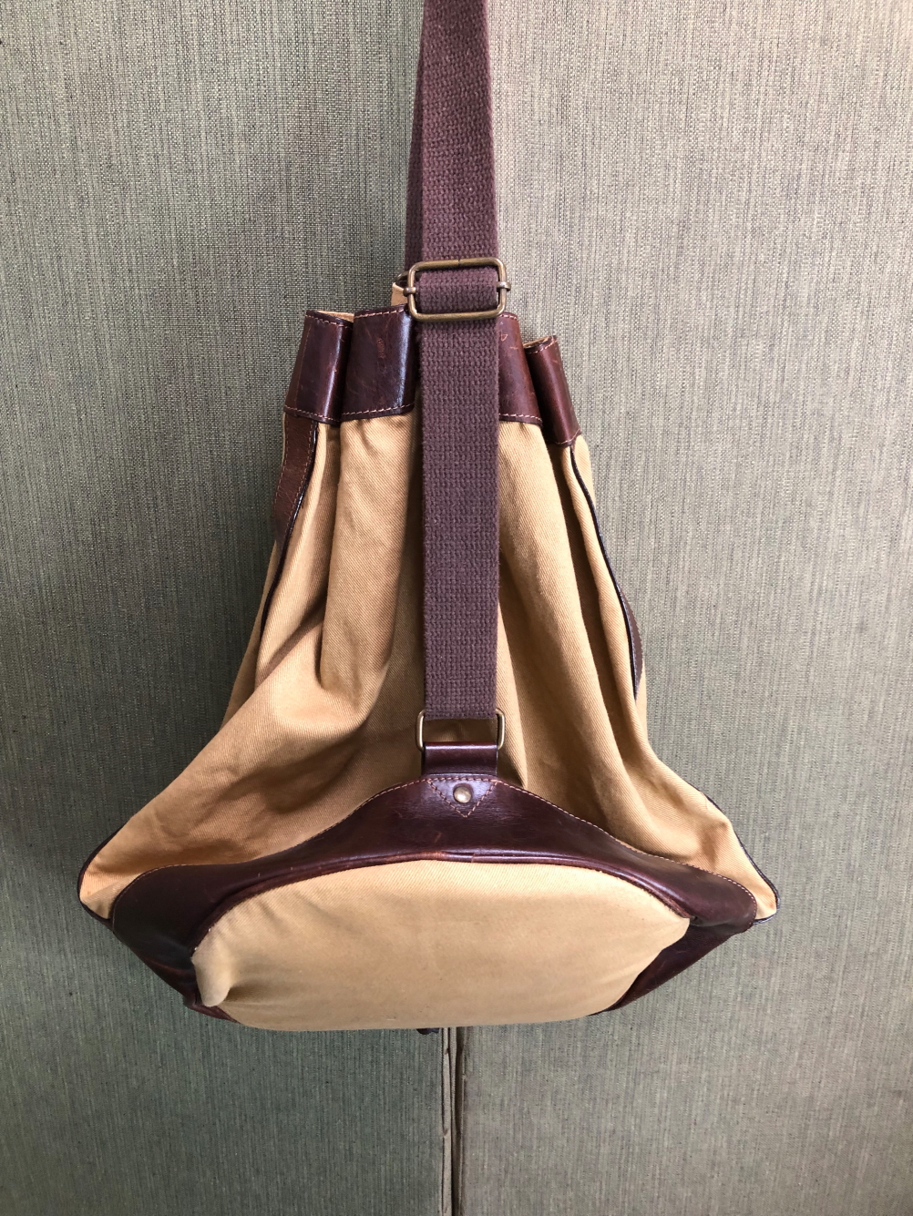 A THOMAS BURBERRY CANVAS BACK PACK. - Image 8 of 8