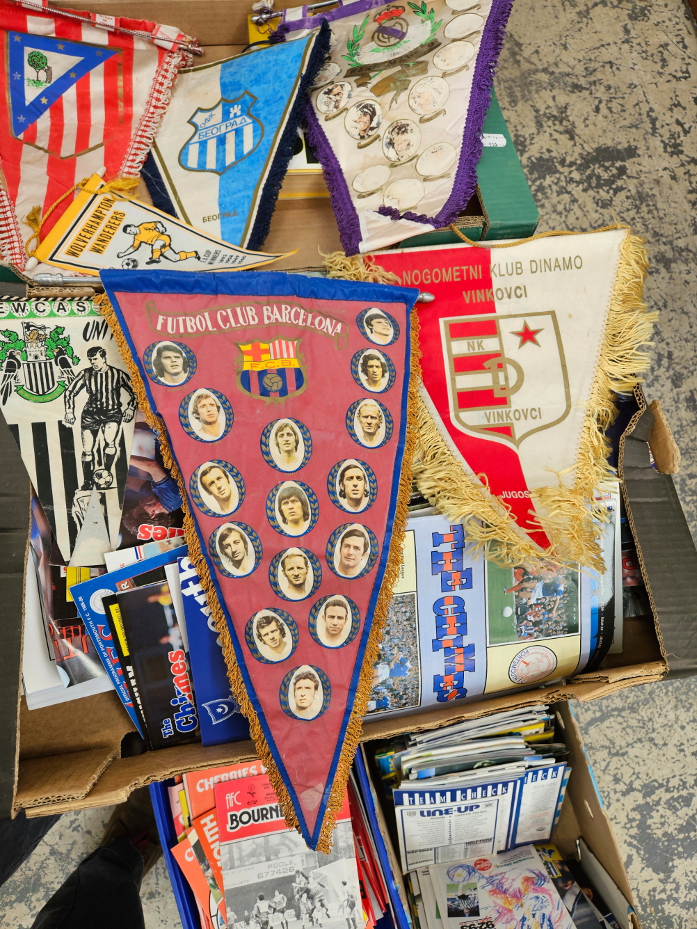 A LARGE COLLECTION OF FOOTBALL PROGRAMMES AND MEMORABILIA, BRENTFORD, HALIFAX, PORTSMOUTH, - Image 10 of 10