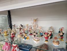 DISNEY MICKEY MOUSE AND OTHER CARTOON FIGURES AND BOXES