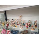 DISNEY MICKEY MOUSE AND OTHER CARTOON FIGURES AND BOXES