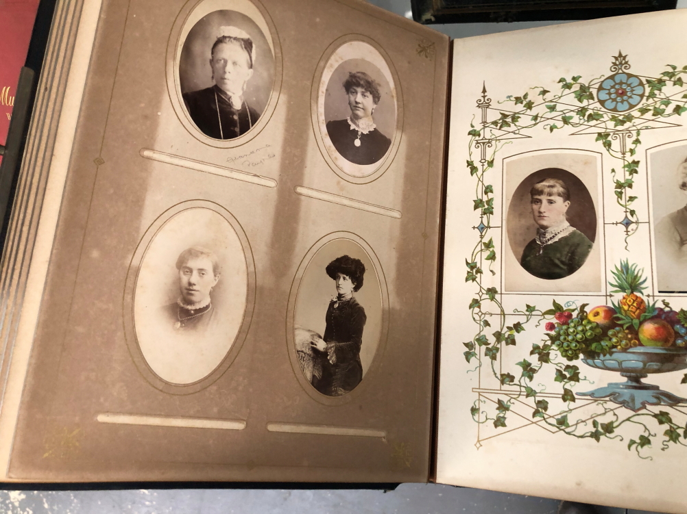 TWO LATE VICTORIAN ALBUMS OF FAMILY PHOTOGRAPHS - Image 31 of 46
