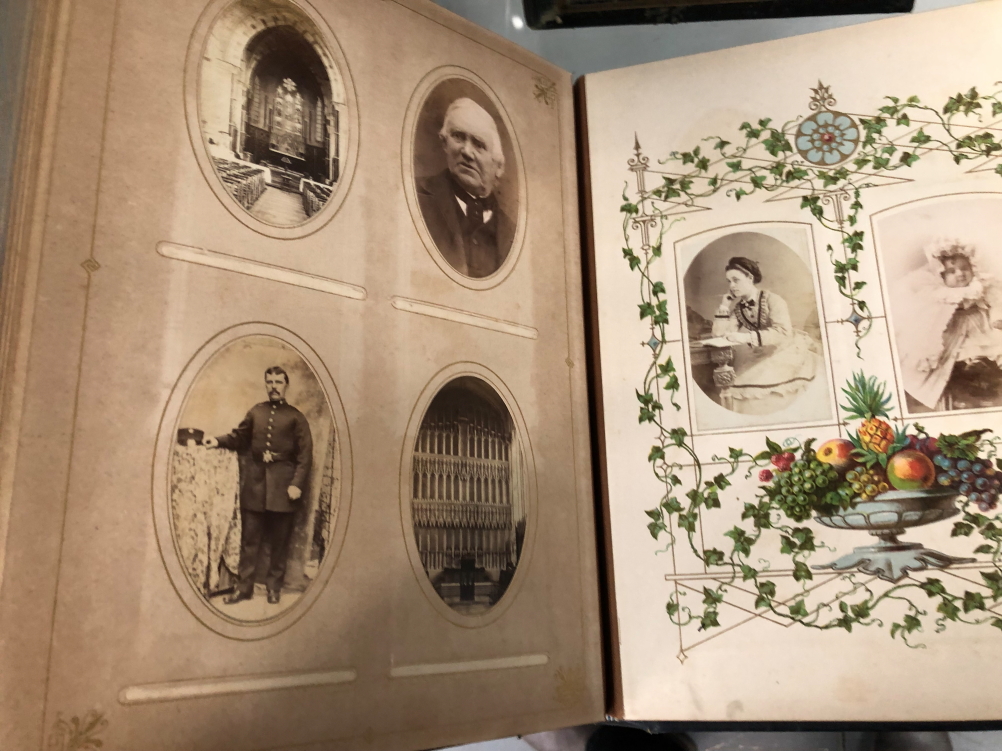 TWO LATE VICTORIAN ALBUMS OF FAMILY PHOTOGRAPHS - Image 41 of 46