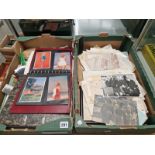 PRINTED LETTERS, INVOICES AND EPHEMERA, TOGETHER WITH LOOSE PHOTOGRAPHS AND AN ALBUM OF MARILYN