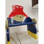 A PADDINGTON BEAR CHILDS SEAT