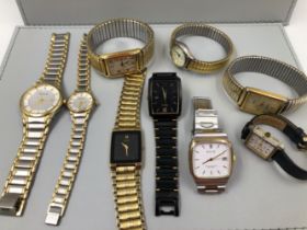 A COLLECTION OF WATCHES TO INCLUDE ACCURIST, ROTARY, LORUS, LIMIT, TIMEX, AVIA, PULSAR, KERED,