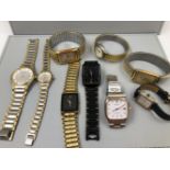 A COLLECTION OF WATCHES TO INCLUDE ACCURIST, ROTARY, LORUS, LIMIT, TIMEX, AVIA, PULSAR, KERED,