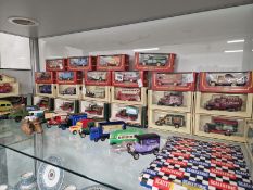 A COLLECTION OF BOXED AND LOOSE DIE CAST TOYS BY CAMEO, LLEDO, MATCHBOX AND OTHERS