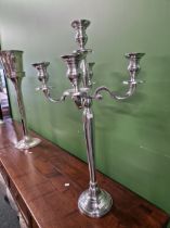 A PAIR OF CANDELABRA