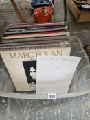 APPROXIMATELY 50 LP RECORDS, POP AND ROCK, TO INCLUD MARC BOLAN, THE POLIC4, ROD STEWART, STEELY