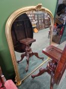 A LARGE VICTORIAN STYLE MIRROR