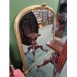 A LARGE VICTORIAN STYLE MIRROR