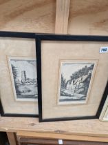 TWO PRINTS AFTER HENRY SMITH.