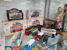 BOXED AND LOOSE CORGI TOYS, A EUROPARK ELECTRIC POWERED AMBULANCE TWO HORNBY 0 GUAGE ROLLING STOCK