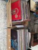 APPROXIMATELY 100 LP RECORDS, ROCKAND POP, SADE, TOTO, MOODY BLUES, LIONEL RICHIE, ETC