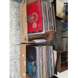 APPROXIMATELY 100 LP RECORDS, ROCKAND POP, SADE, TOTO, MOODY BLUES, LIONEL RICHIE, ETC