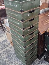 ELEVEN PLESSEY WOUND PRODUCTS TRAY BOXES