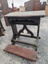 A VICTORIAN GOTHIC REVIVAL PRAYER STAND