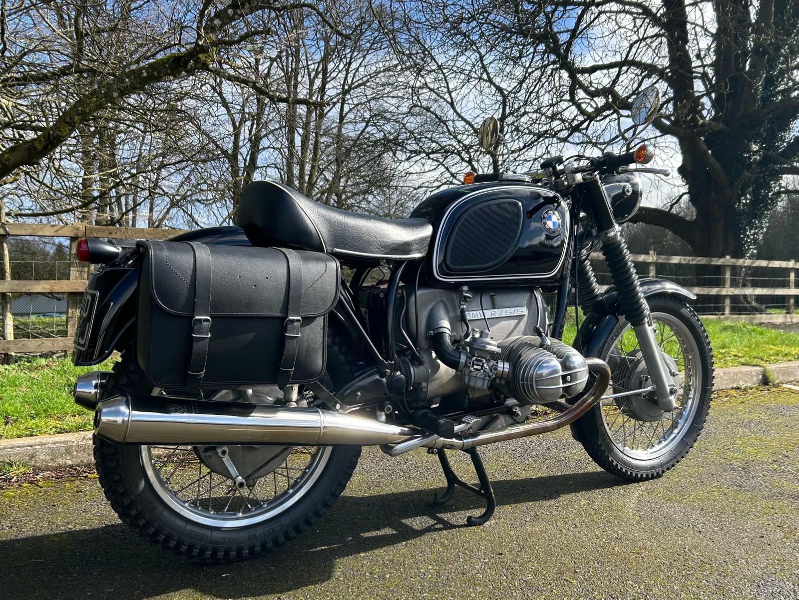 A BMW R75/5 MOTORCYCLE .1971. 72452 MILES. EXCELLENT WELL RESTORED CONDITION, V5, MOT AND TAX - Image 2 of 17