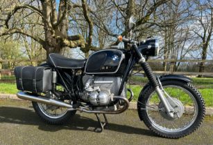 A BMW R75/5 MOTORCYCLE .1971. 72452 MILES. EXCELLENT WELL RESTORED CONDITION, V5, MOT AND TAX