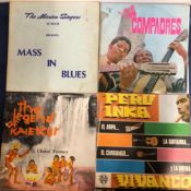 WORLD MUSIC - 21 LP RECORDS INCLUDING: THE MISSION SINGERS OF BELIZE - MASS IN BLUES, MPA 001, LOS