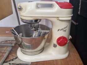 A MID CENTURY KENWOOD FOOD MIXER.