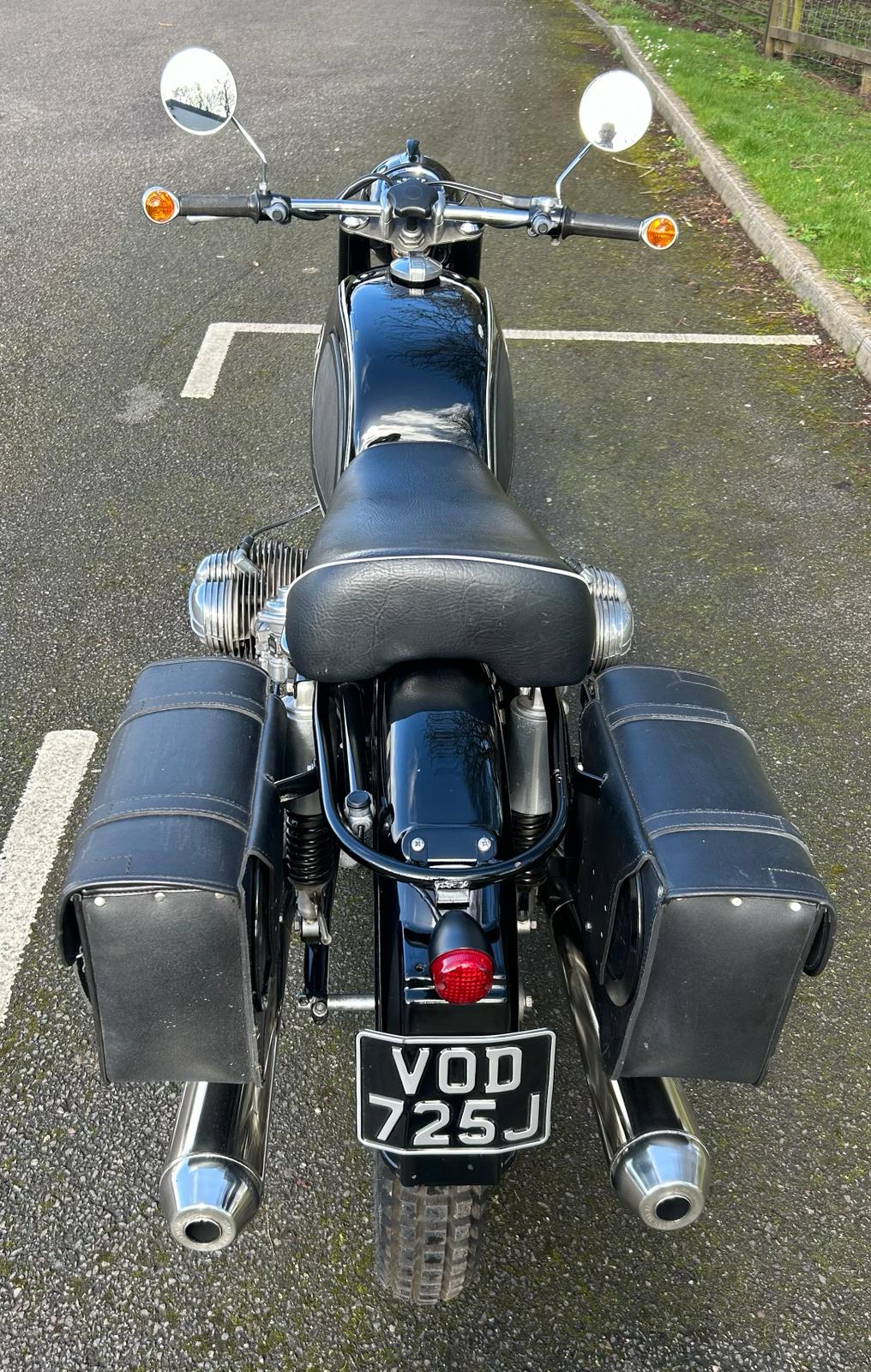 A BMW R75/5 MOTORCYCLE .1971. 72452 MILES. EXCELLENT WELL RESTORED CONDITION, V5, MOT AND TAX - Image 6 of 17