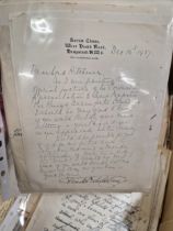 FRANK O SALISBURY (1874-1962), A COLLECTION OF CORRESPONDENCE TO AND FROM THE ARTIST RELATING TO HIS