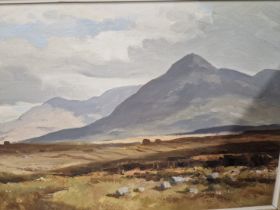 MAURICE CANNING WILKS (1910-84), ARR. A GALWAY LANDSCAPE, OIL ON CANVAS, SIGNED LOWER LEFT AND